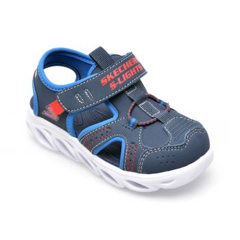 Pantofi SKECHERS bleumarin, HYPNO-SPLASH, din piele ecologica
