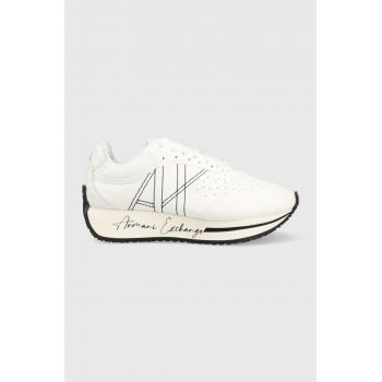 Armani Exchange sneakers culoarea alb, XDX121.XV709.N582