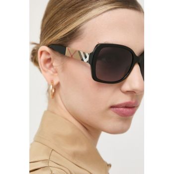Burberry ochelari de soare 0BE4160 femei, culoarea negru