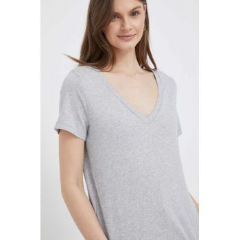 GAP tricou din bumbac culoarea gri