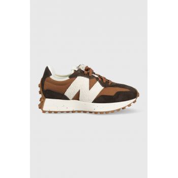 New Balance sneakers WS327SL culoarea maro