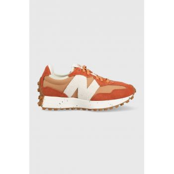 New Balance sneakers WS327SM culoarea maro WS327SM-7SM