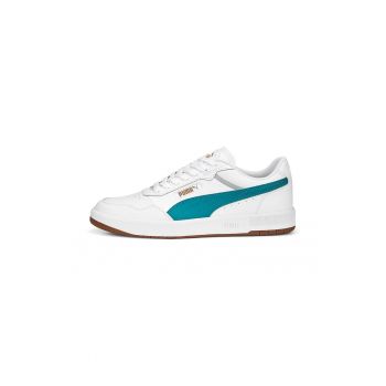 Pantofi sport de piele si piele ecologica cu logo Court Ultra