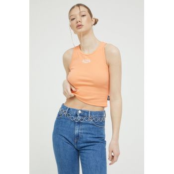 Von Dutch top femei, culoarea portocaliu de firma original