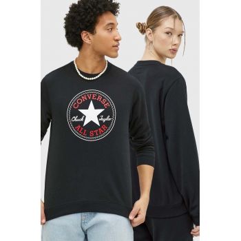 Converse bluză culoarea negru, cu imprimeu 10025471.A01-CONVERSEBL ieftin