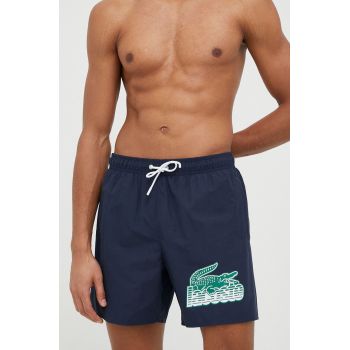 Lacoste pantaloni scurti de baie culoarea albastru marin ieftin