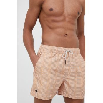 OAS pantaloni scurti de baie culoarea portocaliu de firma original