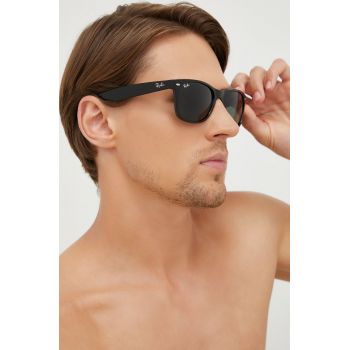 Ray-Ban ochelari de soare bărbați, culoarea negru de firma originali