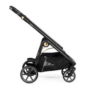 Carucior 3 in 1 Peg Perego Veloce SLK 0 - 22 kg Graphic Gold negru bej