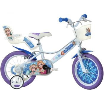Bicicleta copii Dino Bikes 16' Snow Queen la reducere