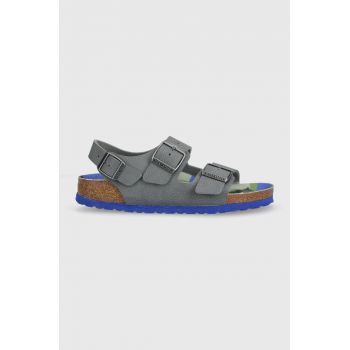 Birkenstock sandale copii culoarea gri