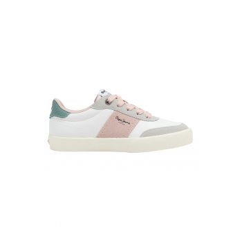 Pantofi sport colorblock de piele ecologica