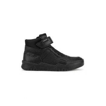 Pantofi sport high-cut de piele ecologica