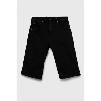 Pepe Jeans pantaloni scurti jeans talie reglabila