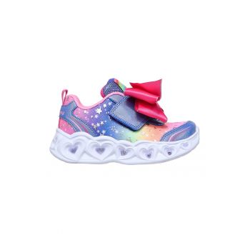 Pantofi sport cu model colorblock si aplicatie cu funda Heart Lights-All Abo