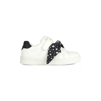 Pantofi sport de piele ecologica cu detaliu funda