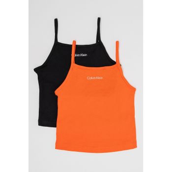Set de top-uri din amestec de bumbac organic - 2 piese