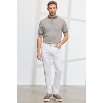Tricou polo cu terminatii contrastante