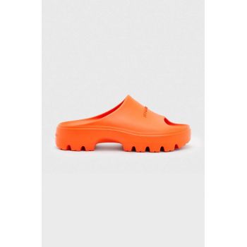 AllSaints papuci femei, culoarea portocaliu de firma originali