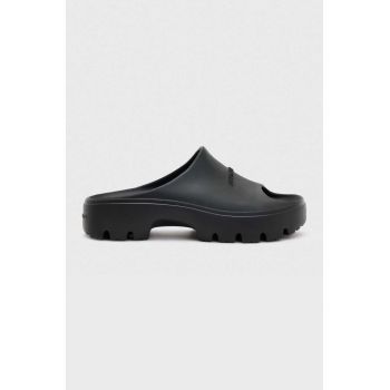 AllSaints papuci Eclipse Flatform femei, culoarea negru, cu platforma WF560Y de firma originali