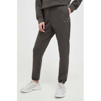 Casall pantaloni de trening culoarea gri, neted de firma original