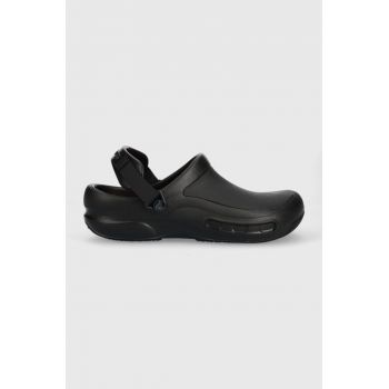 Crocs papuci Bistro Pro Lite Ride Clog femei, culoarea negru 204044 de firma originali