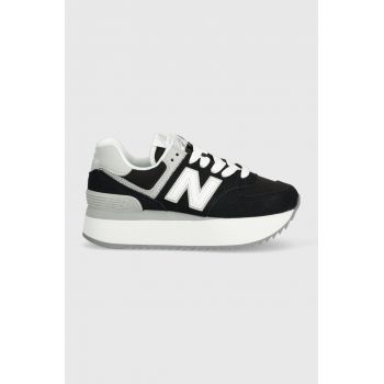 New Balance sneakers WL574ZSA culoarea negru