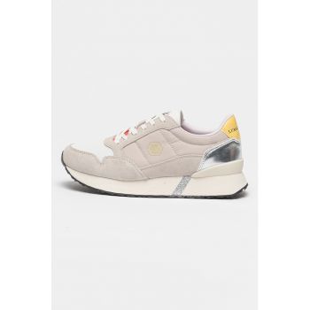 Pantofi sport cu garnituri de piele intoarsa Caterina