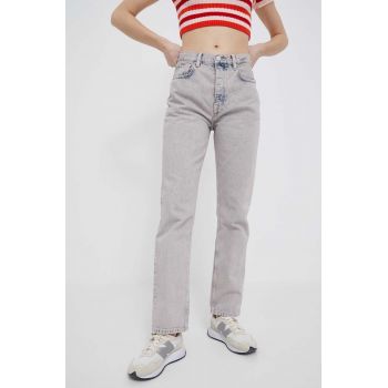 Pepe Jeans jeansi Celyn Rose femei high waist