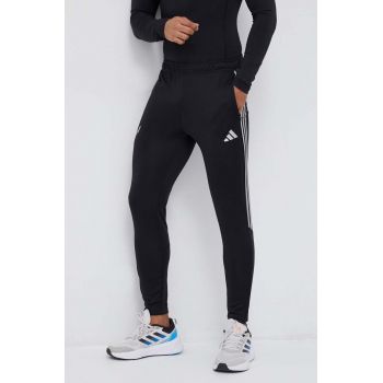 adidas Performance pantaloni de antrenament Messi culoarea negru, cu imprimeu de firma originali