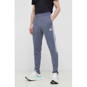 adidas Performance pantaloni de trening Tiro 23 culoarea gri, cu imprimeu