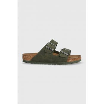 Birkenstock papuci Arizona barbati, culoarea verde, 1024550 1024550-DDustThyme