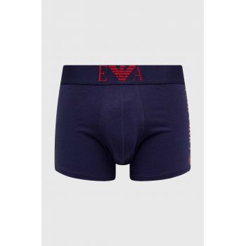 Emporio Armani Underwear boxeri barbati, culoarea albastru marin