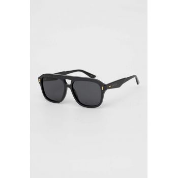 Gucci ochelari de soare barbati, culoarea negru