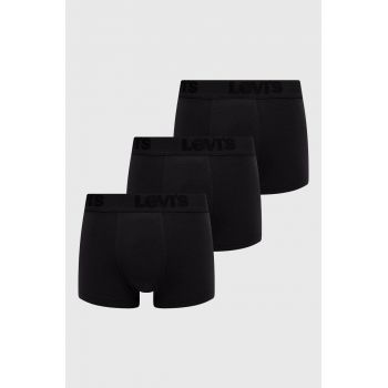 Levi's boxeri bărbați, culoarea negru 37149.0296-black de firma originali