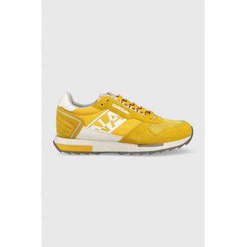 Napapijri sneakers Virtus culoarea galben, NP0A4HL8.YA7