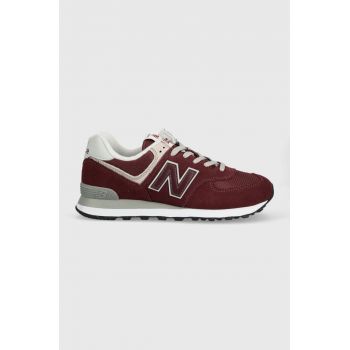 New Balance sneakers ML574EVM culoarea bordo ML574EVM-EVM