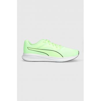 Puma pantofi de alergat Transport culoarea verde ieftini