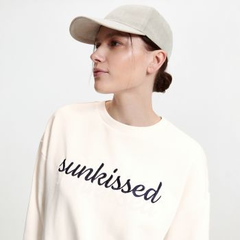 Reserved - Bluză sport oversized - Ivory