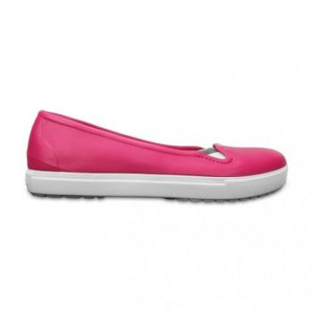 Balerini Crocs CitiLane Flat Roz - Candy Pink de firma originali