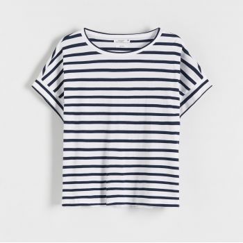 Reserved - Tricou kimono - Bleumarin