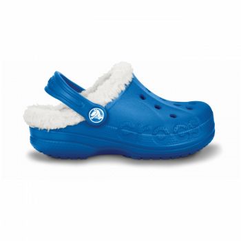 Saboti Crocs Baya Lined Kids Albastru - Sea Blue de firma originali