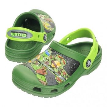 Saboti Crocs CC TMNT Clog Verde - Volt Green de firma originali