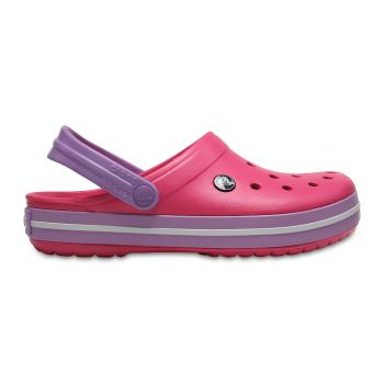 Saboti Crocs Crocband Roz - Paradise Pink/Iris ieftini