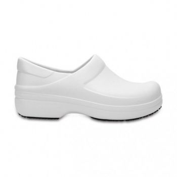 Saboti Crocs Neria Pro Alb - White