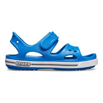 Sandale Crocs Crocband II Sandal Kids Albastru - Bright Cobalt/Charcoal ieftine