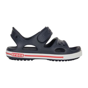 Sandale Crocs Crocband II Sandal Kids Albastru - Navy/White ieftine