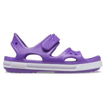 Sandale Crocs Crocband II Sandal Kids Mov - Neon Purple ieftine