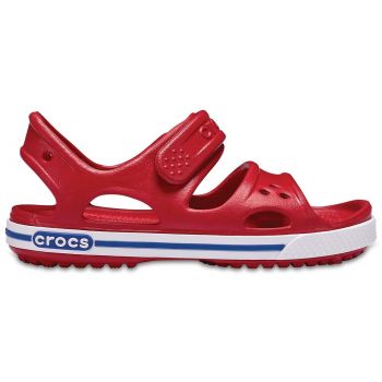 Sandale Crocs Crocband II Sandal Kids Rosu - Pepper/Blue Jean ieftine