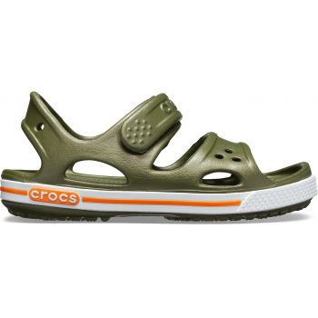 Sandale Crocs Crocband II Sandal Kids Verde - Army Green ieftine